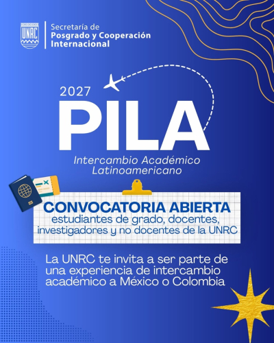 PROGRAMA PILA 2027: CONVOCATORIA ABIERTA PARA ESTUDIANTES, DOCENTES, INVESTIGADORES Y NODOCENTES